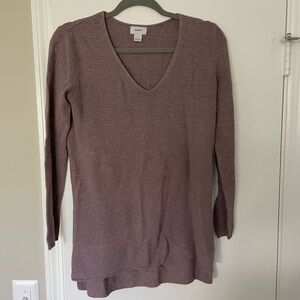 Old Navy Women's V-Neck Blouse - Mauve - Size Small
